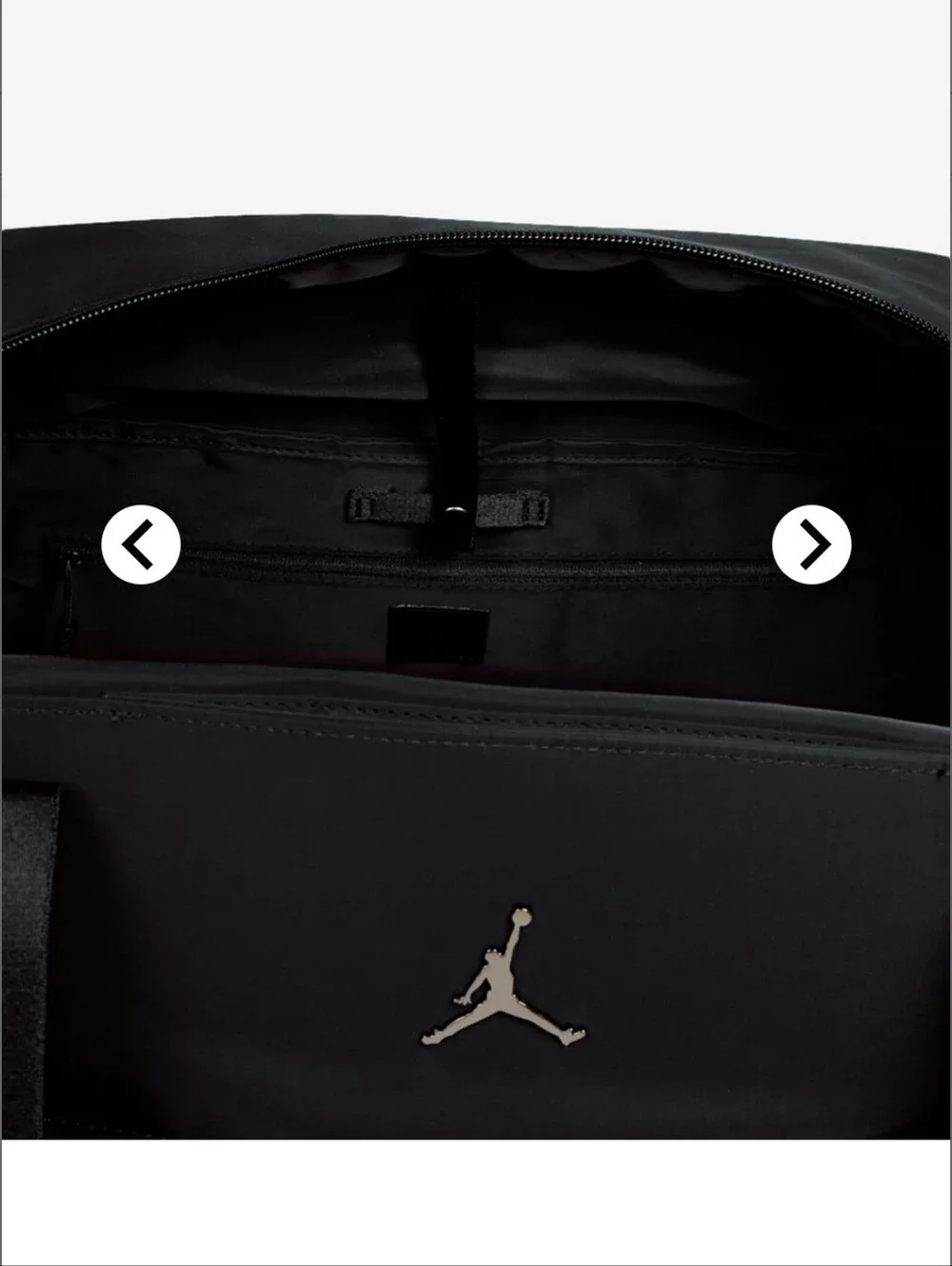 NWT Jordan Black Duffle Bag